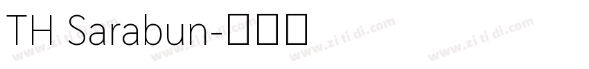 TH Sarabun字体转换